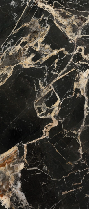 La Fabbrica Ava Black Gold Black Gold półpoler 120x280 cm gr. 6 mm